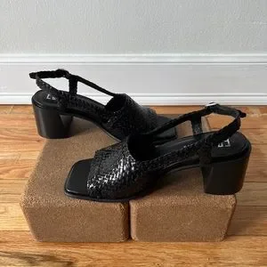 Miista Shoes Miista Pavati Black Woven Sandals Poshmark
